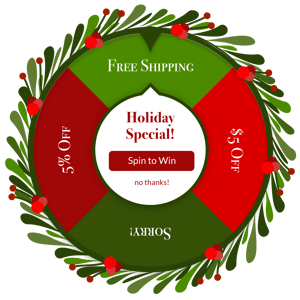 Holiday Spin-To-Win Example