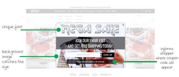 popup designs